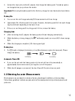 Предварительный просмотр 14 страницы BIOS Diagnostics BD270 Instruction Manual