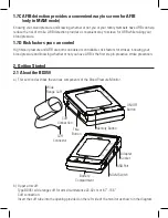 Предварительный просмотр 12 страницы BIOS Diagnostics ULTRA BD350 Instruction Manual