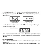 Предварительный просмотр 6 страницы BIOS WEATHER 387BC Instruction Manual