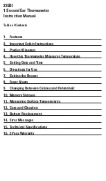 Preview for 2 page of BIOS Diagnostics halo 235DI Instruction Manual