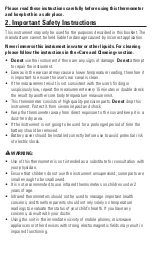 Preview for 4 page of BIOS Diagnostics halo 235DI Instruction Manual