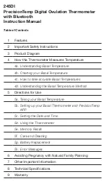 Preview for 2 page of BIOS PRECISION TEMP 245DI Instruction Manual