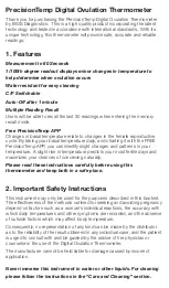 Preview for 3 page of BIOS PRECISION TEMP 245DI Instruction Manual