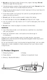 Preview for 4 page of BIOS PRECISION TEMP 245DI Instruction Manual