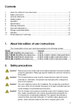 Preview for 3 page of Biosan BS-040102-AAA User Instructions