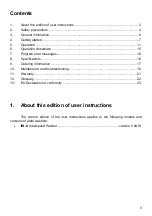 Предварительный просмотр 3 страницы Biosan IW-8 User Instructions