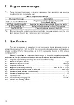 Preview for 16 page of Biosan IW-8 User Instructions