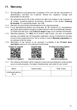 Preview for 21 page of Biosan IW-8 User Instructions