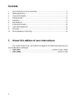 Preview for 2 page of Biosan LMC-3000 User Instructions