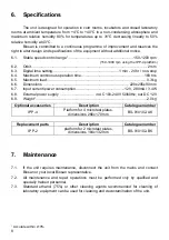 Предварительный просмотр 8 страницы Biosan PSU-2T Operating Manual