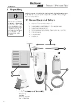 Предварительный просмотр 8 страницы Biosonic Suvi Premier Owner'S Manual