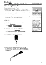 Предварительный просмотр 17 страницы Biosonic Suvi Premier Owner'S Manual