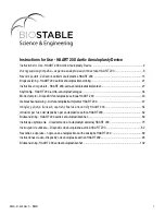 Предварительный просмотр 1 страницы BioStable HAART 200 Instructions For Use Manual