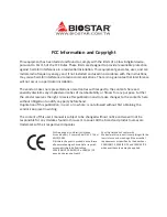 Предварительный просмотр 1 страницы Biostar B350GT3 Manual