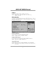 Предварительный просмотр 5 страницы Biostar G41-M7 Bios Manual