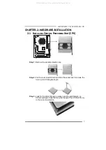 Предварительный просмотр 7 страницы Biostar GF7025-M2 SE Setup Manual