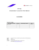 Biostar M7 VKL Engineering Validation Test Report предпросмотр