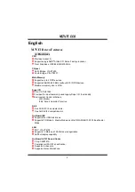 Preview for 6 page of Biostar M7VIT 800 V7.X User Manual