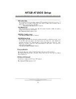 Предварительный просмотр 25 страницы Biostar NF325-A7 Bios Setup Manual