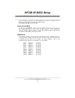 Предварительный просмотр 30 страницы Biostar NF325-A7 Bios Setup Manual