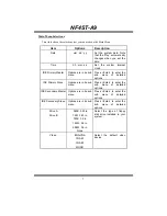 Предварительный просмотр 8 страницы Biostar NF4ST-A9 Bios Setup Manual