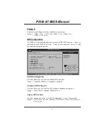 Предварительный просмотр 5 страницы Biostar P31B-A7 - BIOS Manual