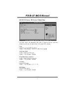 Предварительный просмотр 6 страницы Biostar P31B-A7 - BIOS Manual