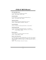 Предварительный просмотр 11 страницы Biostar P31B-A7 - BIOS Manual