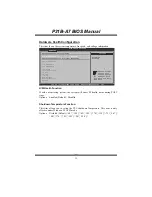 Предварительный просмотр 12 страницы Biostar P31B-A7 - BIOS Manual