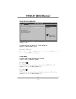 Предварительный просмотр 13 страницы Biostar P31B-A7 - BIOS Manual