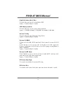 Предварительный просмотр 16 страницы Biostar P31B-A7 - BIOS Manual