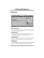 Предварительный просмотр 23 страницы Biostar P31B-A7 - BIOS Manual