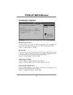 Предварительный просмотр 26 страницы Biostar P31B-A7 - BIOS Manual