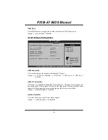 Предварительный просмотр 27 страницы Biostar P31B-A7 - BIOS Manual