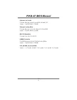 Предварительный просмотр 28 страницы Biostar P31B-A7 - BIOS Manual