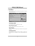 Предварительный просмотр 31 страницы Biostar P31B-A7 - BIOS Manual