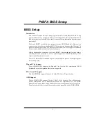 Предварительный просмотр 2 страницы Biostar P4 SFA Bios Setup Manual