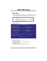 Предварительный просмотр 4 страницы Biostar P4 SFA Bios Setup Manual