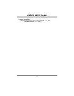 Предварительный просмотр 13 страницы Biostar P4 SFA Bios Setup Manual