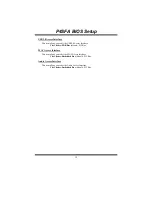 Предварительный просмотр 20 страницы Biostar P4 SFA Bios Setup Manual