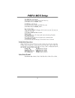 Предварительный просмотр 24 страницы Biostar P4 SFA Bios Setup Manual