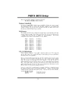 Предварительный просмотр 26 страницы Biostar P4 SFA Bios Setup Manual