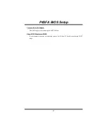 Предварительный просмотр 28 страницы Biostar P4 SFA Bios Setup Manual