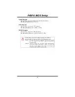 Предварительный просмотр 30 страницы Biostar P4 SFA Bios Setup Manual