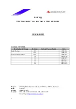 Biostar P4 SXQ Engineering Validation Test Report предпросмотр