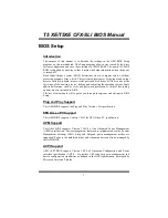 Предварительный просмотр 2 страницы Biostar T5XE CFX - BIOS Bios Manual