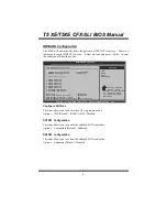 Предварительный просмотр 5 страницы Biostar T5XE CFX - BIOS Bios Manual