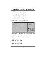 Предварительный просмотр 7 страницы Biostar T5XE CFX - BIOS Bios Manual