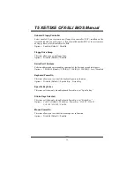 Предварительный просмотр 12 страницы Biostar T5XE CFX - BIOS Bios Manual