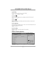 Предварительный просмотр 12 страницы Biostar TA785-A3 - BIOS Manual